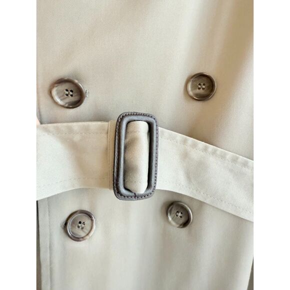 Vintage London Fog Double Breasted Trench Coat with Removable Lining size 46 Reg - Picture 3 of 11